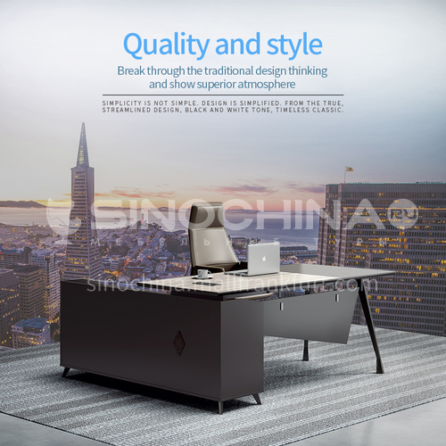 AB-ALZ-1816A- Modern office furniture, supervisor desk, environmental health board, steel frame, supervisor desk